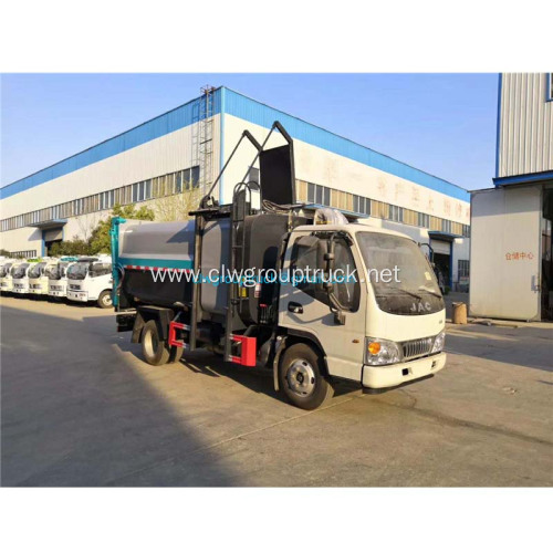 7-8CBM Side loading compressed garbage truck